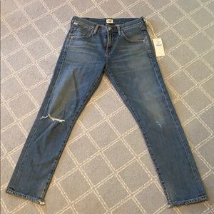 NWT-Citizen of Humanity Elsa mid rise crop size 25